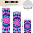 thumbnail image 4 of Colorful Tie Dye Mandala Pattern Kitchen Rugs Sets Of 3,Kitchen Runner Rugs Non Skid Washable,Decorative Kitchen Floor Mats for Kitchen,Sink,Laundry,17"x30"+ 17"x47" + 17"x59", 4 of 6
