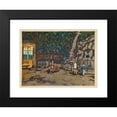 thumbnail image 2 of Onchi Kōshirō 24x19 Black Modern Framed Museum Art Print Titled - Ueno Zoo, from the Series ‘Recollections of Tokyo- (1945), 2 of 5