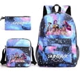 thumbnail image 1 of 3 PCS Set Backpack K-Pop Demon Hunters Anime School Backpack Elementary School Bag Lunch Bag Pencil Bag, 1 of 1