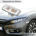 thumbnail image 3 of Cubierta de luz de marcador lateral izquierda/derecha de 1 pc para Nissan M35 2006-2007 No.261609Y000 Plástico transparente, 3 of 7