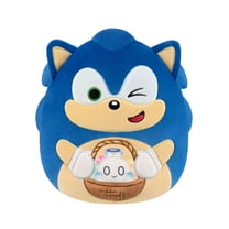 Squishmallows Official 8 inch Sega - Sonic Holding Easter Basket With Chao - Child's Ultra Soft Plush Toy