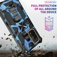 thumbnail image 5 of Camouflage Magnetic Kickstand Case for Oppo A74 5G/A93 5G/A55 4G, Military Grade Heavy Duty Shockproof Protection Army Camo Phone Cover Case for Oppo A55 4G/A93 5G MC Dark Blue, 5 of 14