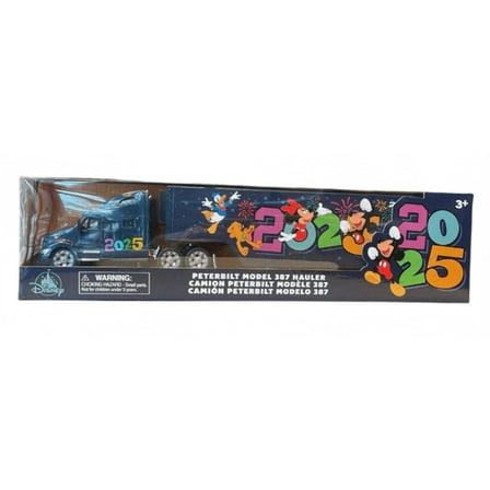 Disney Parks WDW 2025 Mickey & Friends Toy Truck Peterbilt Hauler New with Tag