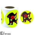 thumbnail image 3 of 3 inch Shooting Splatter Target Stickers Adhesive Reactive Targets Paper Ro, 3 of 8