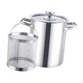 thumbnail image 1 of Olla de cocina gruesa de acero inoxidable 304 Sunnimix Freidora CON tapa de vidrio, 1 of 8