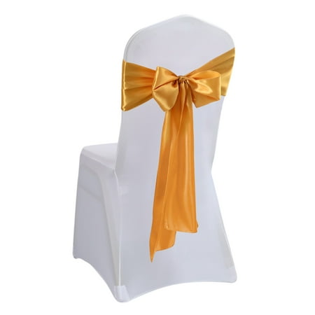 

HSMQHJWE Chair Ribbon Bow Strap Wedding Banquet Party Event Decoration Chair Bow Tie Chair Bow
