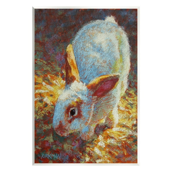 Stupell Industries Rabbit Pointillism Portrait Animals & Insects Painting Unframed Art Print Wall Art, 10 x 15