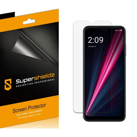 (6 Pack) Supershieldz Designed for T-Mobile Revvl 6 Pro 5G/ Revvl 6x Pro 5G Screen Protector, High Definition Clear Shield (PET)