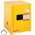 thumbnail image 1 of KFFKFF Secure Storage for Combustible Substances, 12 Gallon Capacity, Constructed from Cold-Rolled Steel, Measuring 16.9 x 16.9 x 22 inches, Explosion Resistant, Includes Adjustable Shelf and 1 Door, 1 of 9