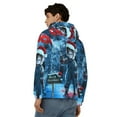 thumbnail image 5 of Lsque Chucky for Mens Full-zip Hoodie, Zip-up Pullover Hooded Sweatshirt, Kangaroo Pocket Hoodie Ideal for Daily Wear, Travel, and Home-Large, 5 of 8