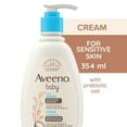 thumbnail image 1 of Aveeno Baby Daily Moisturizing Cream, Lightly Scented, Shea Butter, Coconut Oil, Prebiotic Oat, Hypoallergenic, 1 of 7