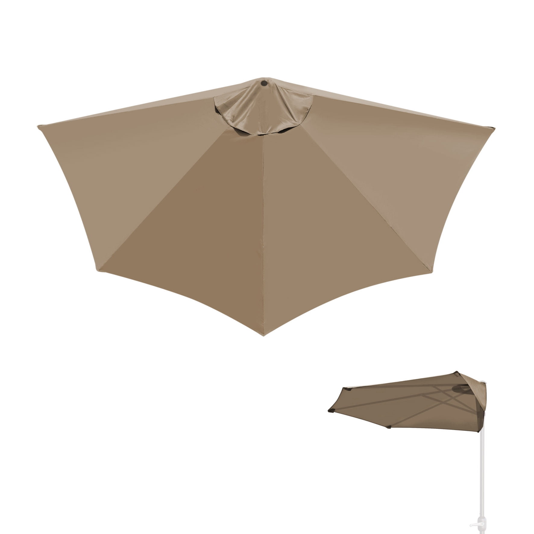 YardGrow 9ft Patio Umbrella Canopy Replacement Top Cover Only 5 rib