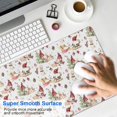 thumbnail image 4 of Long Mouse Pads for Desk,White Christmas Gnome Pattern Desk Mats on Top Of Desks, Desk Mouse Pad Extra Large with 3mm Non-Slip Base and Stitched Edge for Gaming,Office,Work,Home 31.5x15.7in, 4 of 5