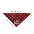 XZZjjl Animal Accessories Christmas Dog Bandana Holiday Plaid Dog Puppy