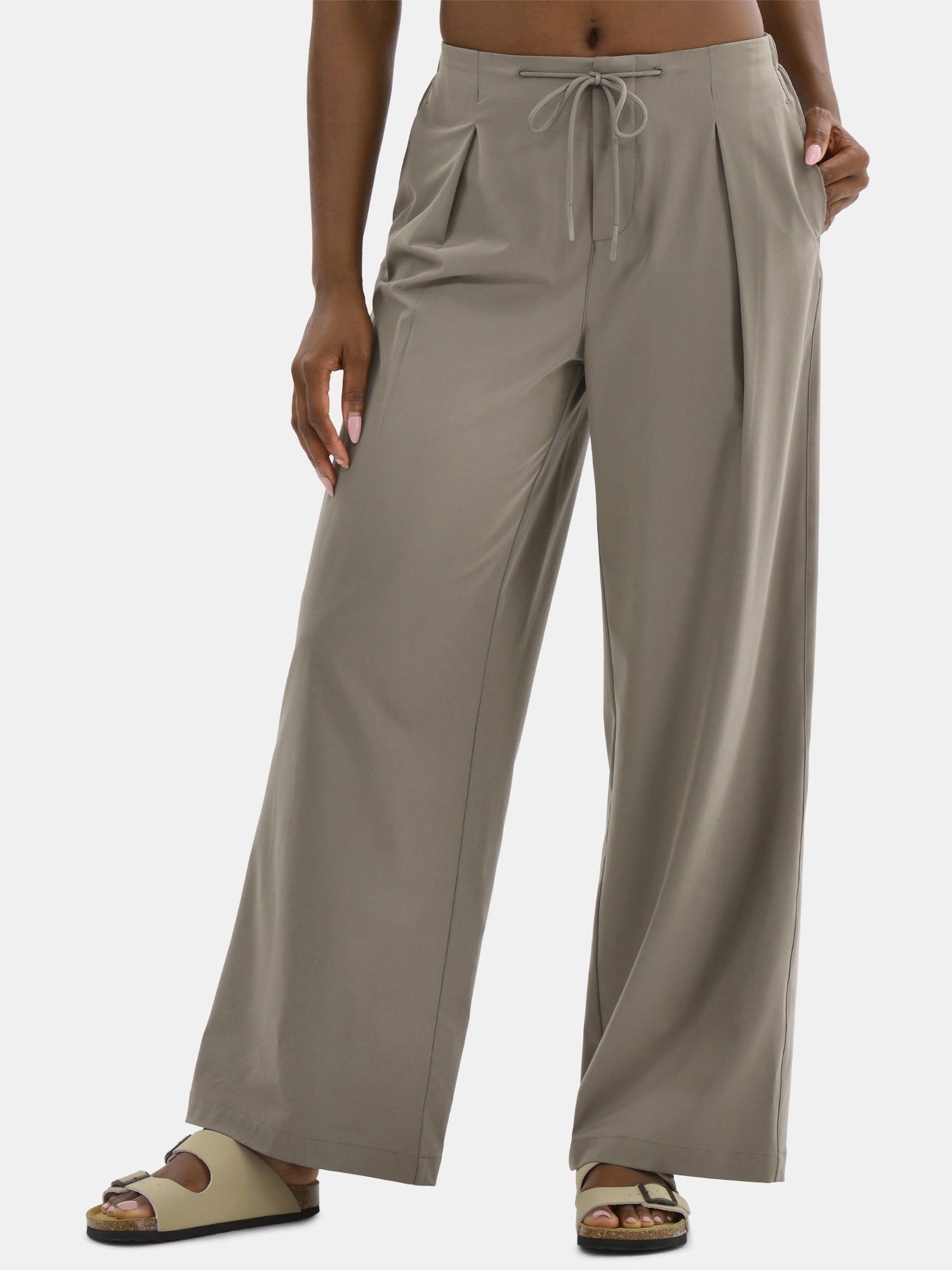 Avia Women's FeatherStretch Pleated Trousers, Sizes XS-XXXL