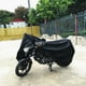 thumbnail image 5 of BRIGHTFUFU Funda para motocicleta, lona impermeable, bolsa portátil para protección solar contra el óxido (negro, XL, con orificio para cerradura), 5 of 7