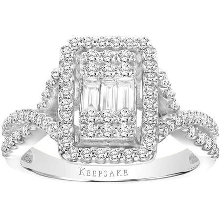Keepsake Perfection 3/4 Carat T.W. Certified Diamond 10kt White Gold Ring