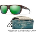 thumbnail image 2 of Smith Barra N9P/UI 59MM Matte Tortoise/ChromaPop Polarized Green Mirror Rectangle Sunglasses for Men for Women + FREE Complimentary Eyewear Kit, 2 of 4