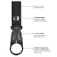 thumbnail image 5 of Gancho de hebilla, correas de nailon portátiles, soporte para botella de agua, Clip negro, 10 Uds., 5 of 5