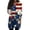 Dark Blue, variant on Bbyeadc 250th Anniversary Blouses for Women 3/4 Length Sleeve Tunic United States Blouses V Neck Flag Print Tee Patriotic Gift for Independence Day with Pocket,Blue(L)
