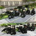thumbnail image 2 of Pack de 24 Figuras de Acción de Bloques de Construcción con Equipo Militar, Juguetes de ABS para Niños, 2 of 6