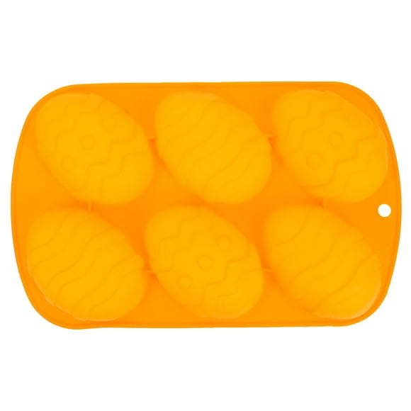 KAKOWELY 1 molde para pastel con forma de huevo de Pascua, práctico molde para fondant, chocolate y pastel.