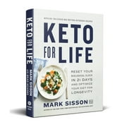 Pre-Owned The Keto Longevity Diet: Reset Your Clock in 21 Days and Live a Longer, Healthier Life (Hardcover 9781984825711) by Mark Sisson, Brad Kearns