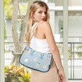 thumbnail image 5 of FORMRS Womens Shoulder Bag with Chain Strap Clutch Purse Cute Tote Handbag, Blue Rabbits, 5 of 7