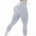 thumbnail image 3 of Top-kevin Women's Tummy Control Leggings Solid High Waist Sports Legging Pants , High Stretch Seamless Yoga Leggings, Ladies Sportswear for Indoor Outdoor Wear, Gym Clothes, 3 of 10