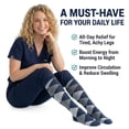 thumbnail image 6 of COUVER Women's Argyle Knee High Socks 2 Pairs Pack Black Charcoal Red Size 9-11 (4 Count), 6 of 7