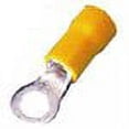 thumbnail image 2 of Morris 01068 Ring Terminals, Vinyl Insulated, Yellow, 12-10 Wire Range, 5/16-inch Stud Size, 25-Pack, 2 of 2