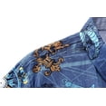 thumbnail image 4 of SSLR Mens Hawaiian Shirts Short Sleeve Casual Button Down Shirts, 4 of 7