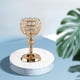thumbnail image 5 of Candelabro de cristal para mesa de comedor, candelabro decorativo Dorado L, 5 of 6