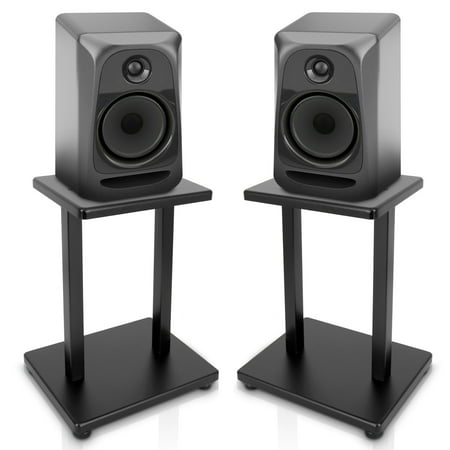 PYLE PSTND18.5 - Studio Pro Audio Bookshelf Speaker Stands - Monitor Speaker Stand