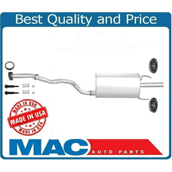 Brand Rear Muffler with Hangers Bolts & Gaskts for Honda Accord DX LX 1994-1997