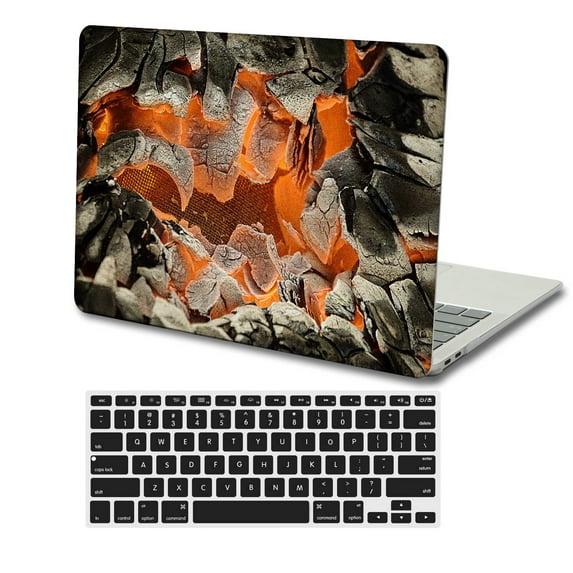 KSK KAISHEK Hard Case Compatible with MacBook Air 13.6 inchs with Retina Display Type C + Black Keyboard Cover Model: A2681 (Flower 1030)