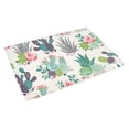 thumbnail image 2 of RYLABLUE Seamless Pattern With Succulents And Cactuses Non-Slip Bath Mat Rug Bath Doormat Floor Rug 30x18 inches, 2 of 2
