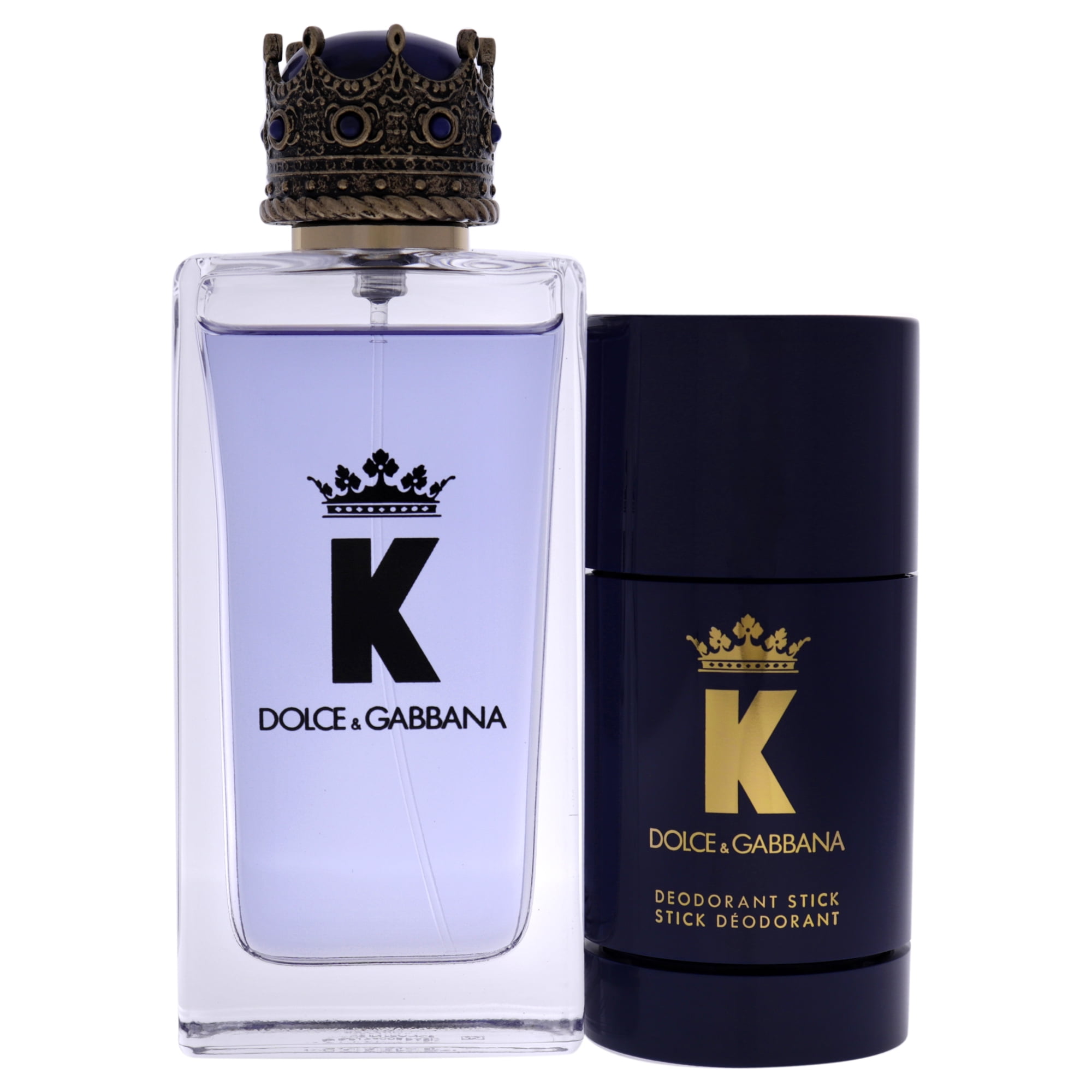 K by Dolce and Gabbana for Men 2 Pc Gift Set 3.3oz EDT Spray 2.6oz Deodorant Stick Walmart