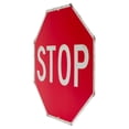 thumbnail image 2 of stop embossed metal sign, 2 of 4