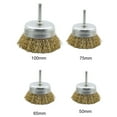 thumbnail image 5 of SPRING PARK Metal Cleaning Steel Wire Rust Removal Polishing Wheel Brass Brush Grinding Disc, 5 of 6