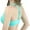 Mint, variant on ToBeInStyle Women's Strappy Crisscross Back Sports Bra - Coral - XS/S