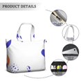 thumbnail image 2 of 22 Inch Oversized Travel Bag Lightweight Canvas Weekender Duffel with Multi Pockets, Slogan Print, 2 of 5