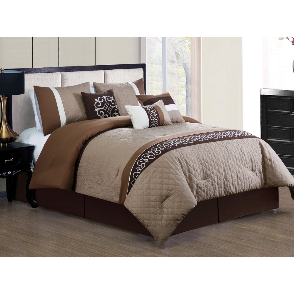 7Pc Barb Spanish Scroll Star Diamond Embroidery Floral Damask Trellis