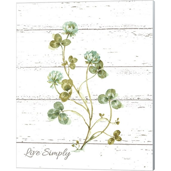My Greenhouse Clover Live Simply by Lisa Audit, Canvas Wall Art, 16W x 20H