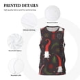 thumbnail image 3 of Rocae Cute Christmas Gnomes for Men's Basketball Jersey Lightweight and Breathable Athletic Tank Top,Quick-Drying Sports Jersey Small, 3 of 9