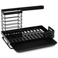 thumbnail image 2 of Kitchen Sink Caddy Organizer, Washing up Caddy with Removable Drip Tray, Sponge Holder and Cloth Hanger for Kitchen Sink, Carbon Steel Storage Rack for Kitchens, Bathrooms, 2 of 7