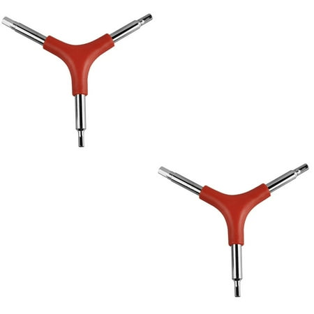 

6 Pcs Wrench Hex Key Tool Set Steel Construction Y Shaped Spanner (Red)