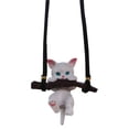 thumbnail image 1 of Scienceny Adorno colgante para espejo retrovisor de coche, columpio, bolsa de gato volador, llavero, decoraciones, regalos para niña, Automoción decorativa y accesorios, 1 of 6