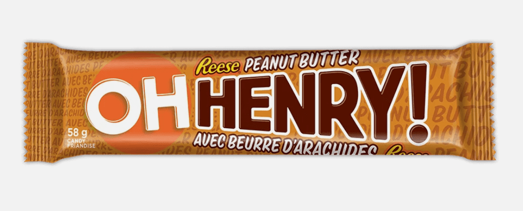 Oh Henry Reese's Peanut Butter 24 x 58g