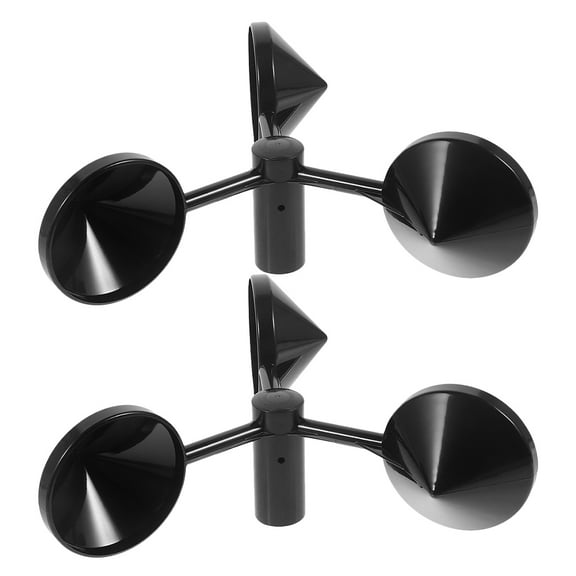 Hemoton 2Pcs Replacement Wind Cup Anemometer Wind Speed Sensor Three Cup
